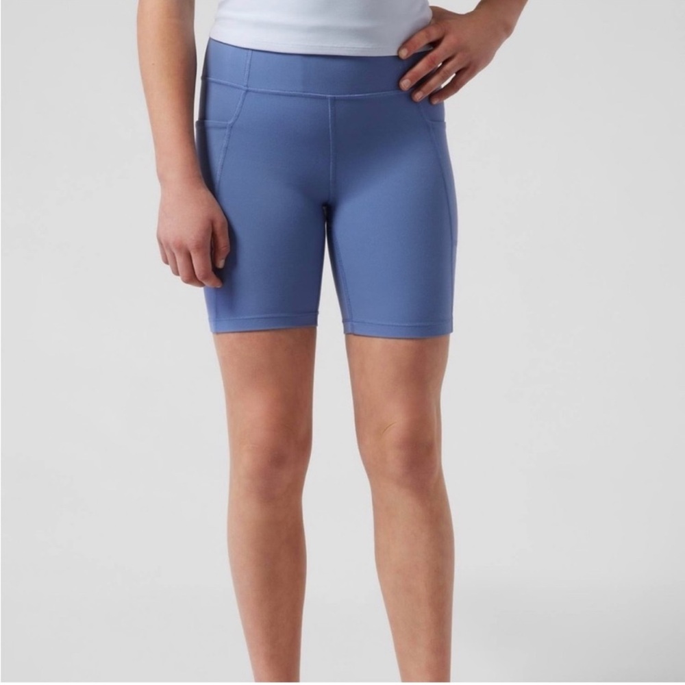 Athleta Stash Your Treasures Pocket Athleisure Cycling Biker Shorts Large 12